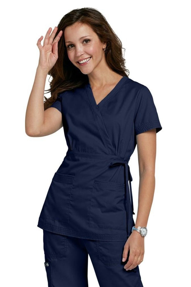 Koi Scrub Top Katelyn in Navy At Parker's Clothing and Shoes.