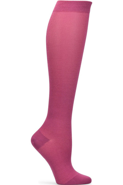 Nurse Mates Lightweight and breathable everyday compression socks with 12 - 14 mmHg Graduated Compression in wine at Parker's Clothing and Shoes.