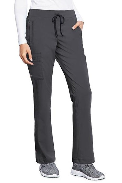 Motion by Barco Scrub Pants Claire Cargo in Pewter at Parker's Clothing & Scrubs.