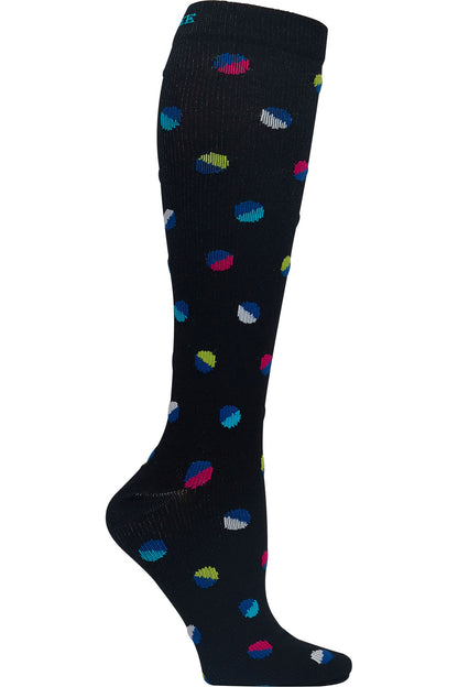 Cherokee Mens Mild Compression Socks 8-12 mmHg in Halftone Dots at Parker's Clothing and Shoes.