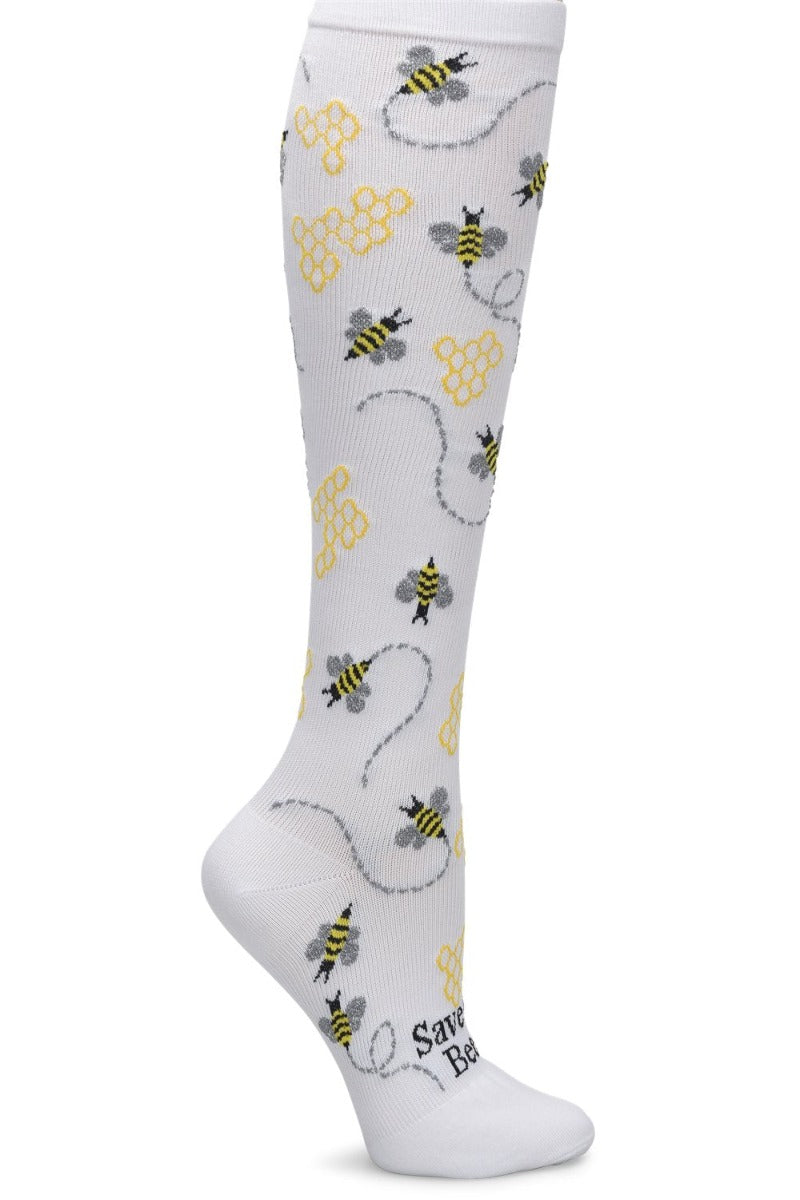 Nurse Mates Plus Size Compression Socks Extra Wide Calf 12-14 mmHg at Parker's Clothing and Shoes. Plus size womens compression socks fits calf up to 24 inches. Compression socks for nursing. Medical compression socks. Save The Bees.