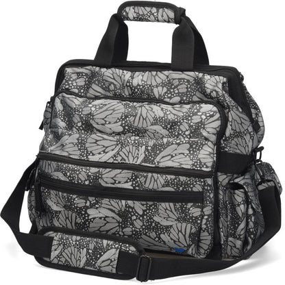 Nurse Mates Ultimate Nursing Bag in Jacquard Sparkle Butterfly at Parker's Clothing & Scrubs.