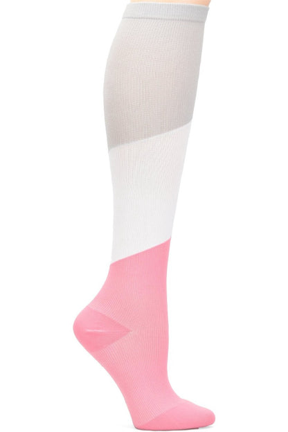 Nurse Mates Mild Compression Socks 12-14 mmHg at Parker's Clothing & Scrubs. Compression socks for nursing. Mild compression socks. Color Block Neutral
