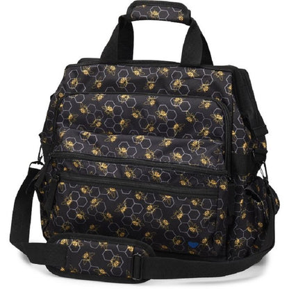Nurse Mates Ultimate Nursing Bag in Busy Bees at Parker's Clothing & Scrubs.