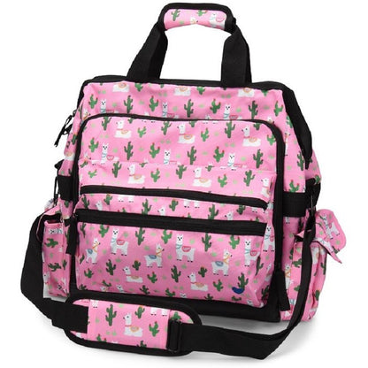 Nurse Mates Ultimate Nursing Bag in Llama Land at Parker's Clothing & Scrubs.