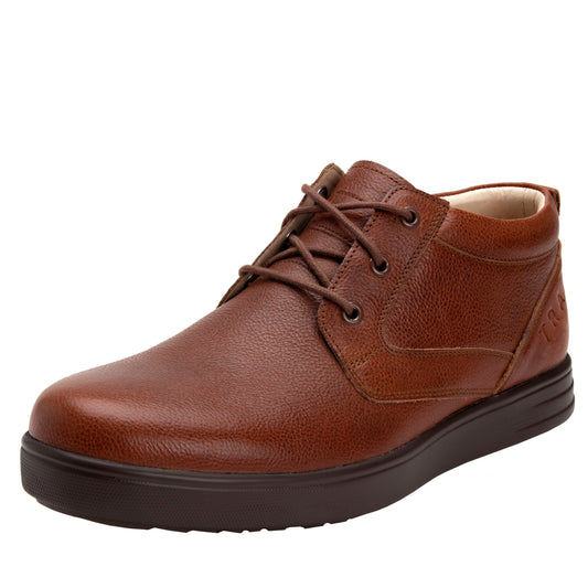 Traq by Alegria Mens Outbaq Crazyhorse in Brown at Parker's Clothing and Shoes.