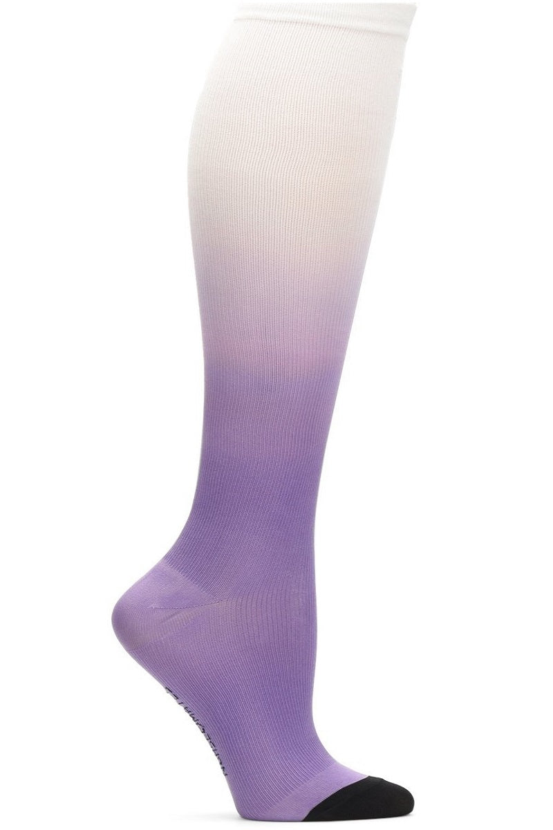 Nurse Mates Mild Compression Socks 360° Seamless 12-14 mmHg at Parker's Clothing and Shoes. Ombre Hyacinth Purple