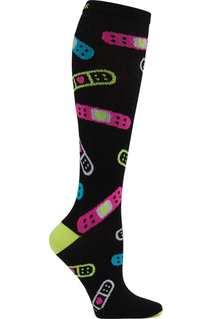 Cherokee Plus Print Support Mild Compression Socks Wide Calf 8-12 mmHg Bands Aids at Parker's Clothing & Scrubs