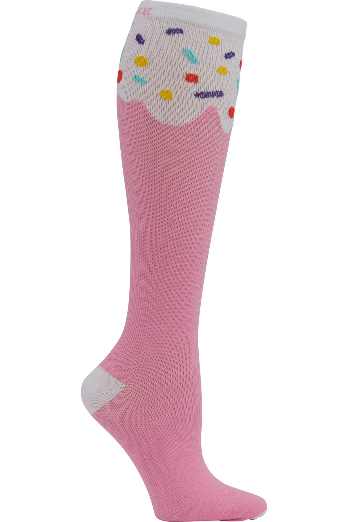 Cherokee Print Support Mild Compression Socks 8-12 mmHg Cupcake at Parker's Clothing and Shoes