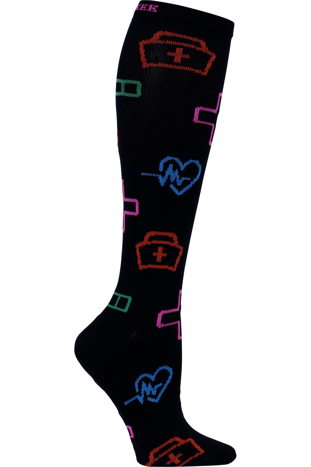 Cherokee Print Support Mild Compression Socks 8-12 mmHg I Call The Shots at Parker's Clothing and Shoes