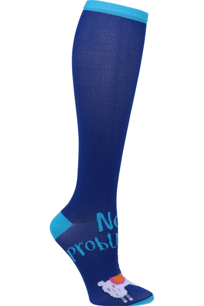 Cherokee Print Support Mild Compression Socks 8-12 mmHg No Probllama at Parker's Clothing and Shoes