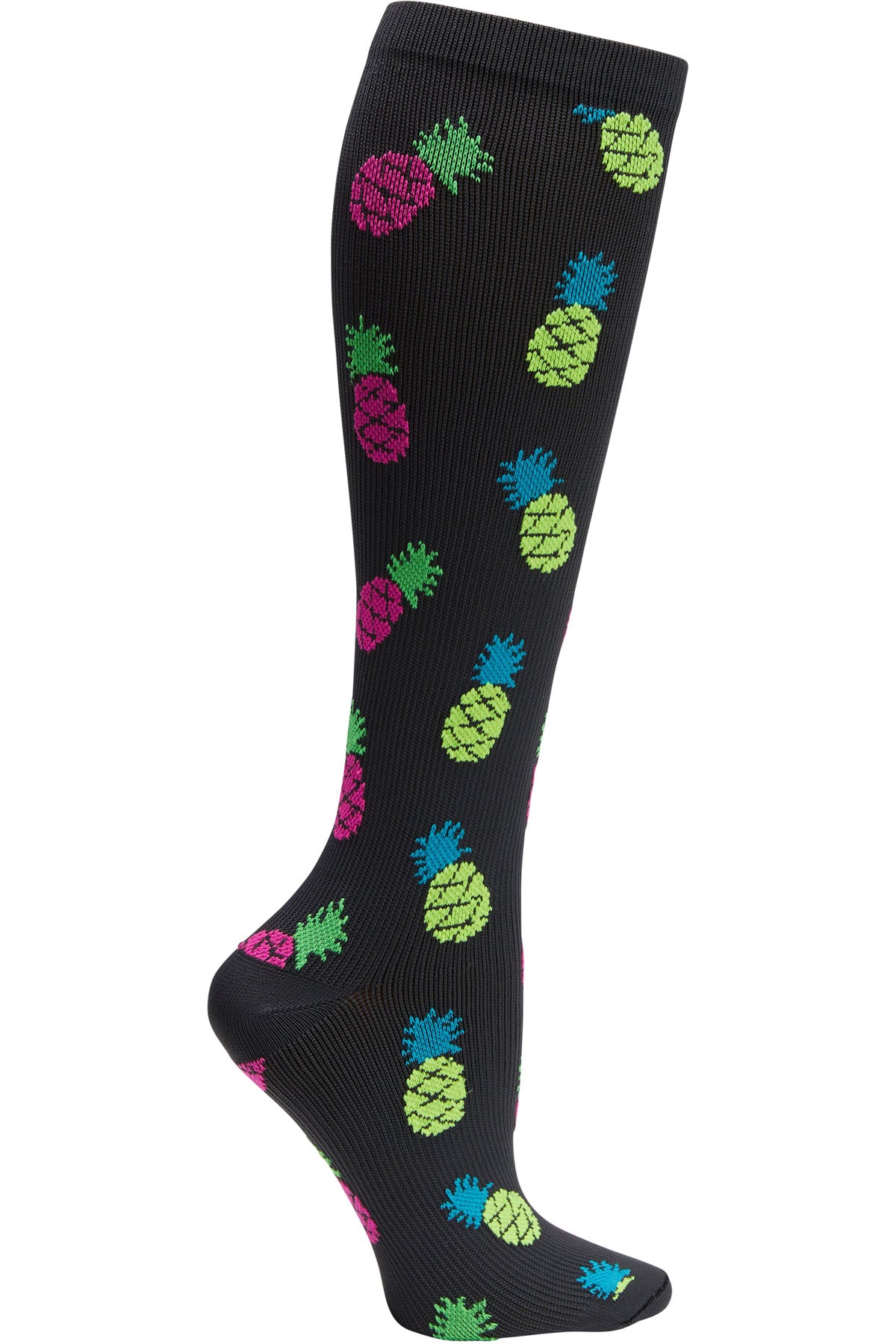 Cherokee Print Support Mild Compression Socks 8-12 mmHg Pineapple Express at Parker's Clothing and Shoes