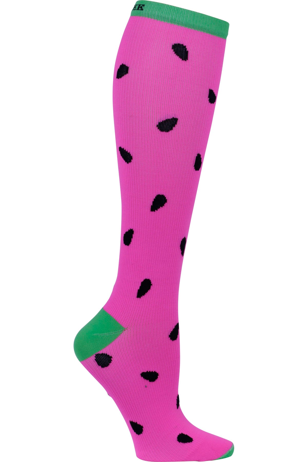 Cherokee Print Support Mild Compression Socks 8-12 mmHg Sweet Watermelon at Parker's Clothing and Shoes