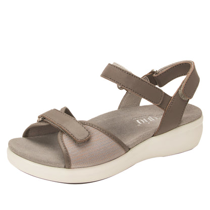 Traq Qali by Alegria Sale Shoe Sandal in Grey at Parker's Clothing & Scrubs.