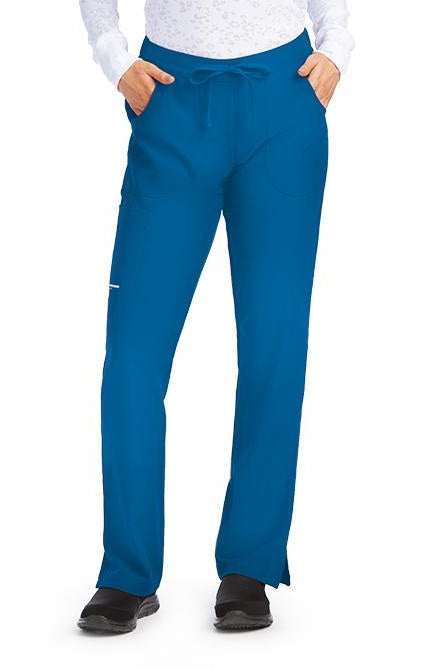 Skechers by Barco Petite Scrub Pants Reliance Drawstring Cargo in New Royal at Parker's Clothing and Shoes.