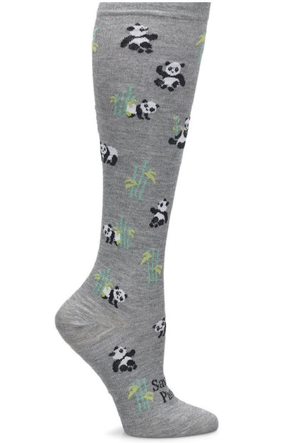 Nurse Mates Plus Size Compression Socks Wide Calf 12-14 mmHg at Parker's Clothing and Shoes. Plus size womens compression socks. Compression socks for nursing. Medical compression socks. Save the Pandas