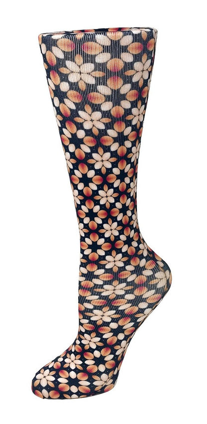Cutieful Moderate Compression Socks 10-18 mmHg Knit in Print Patterns Starburst Parker's Clothing and Shoes.