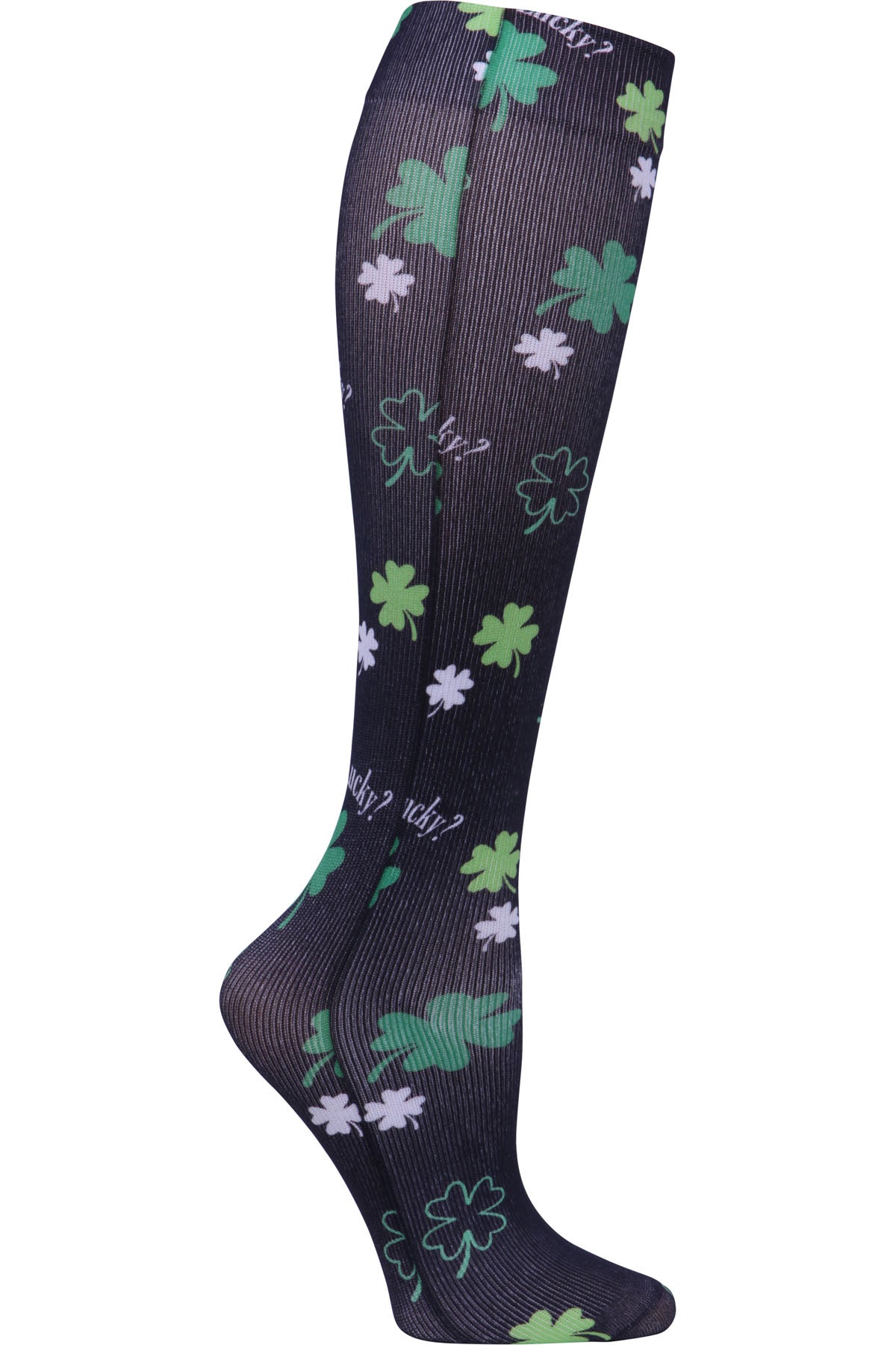 Celeste Stein Mild Compression Socks 8-15 mmHG Clever Clovers at Parker's Clothing and Shoes.