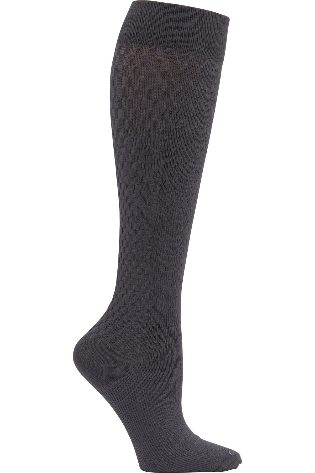 Cherokee Plus Size Mild Compression Extra Wide Calf Socks True Support 10-15 mmHg in Graphite at Parker's Clothing and Shoes.
