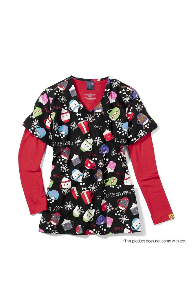 Zoe + Chloe Snuggle Buddy Print Top at Parker's Clothing and Shoes.
