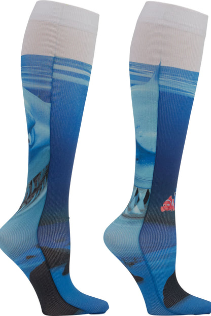 Cherokee Mild Compression Socks Comfort Support 8-15 mmHg in Chomp Chomp Pattern