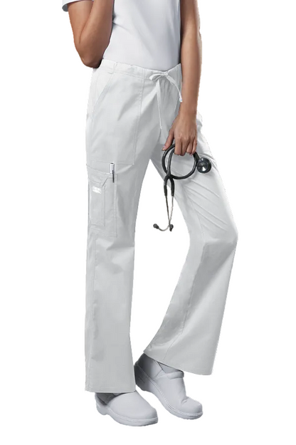 Cherokee Scrub Pants Core Stretch 4044 in White