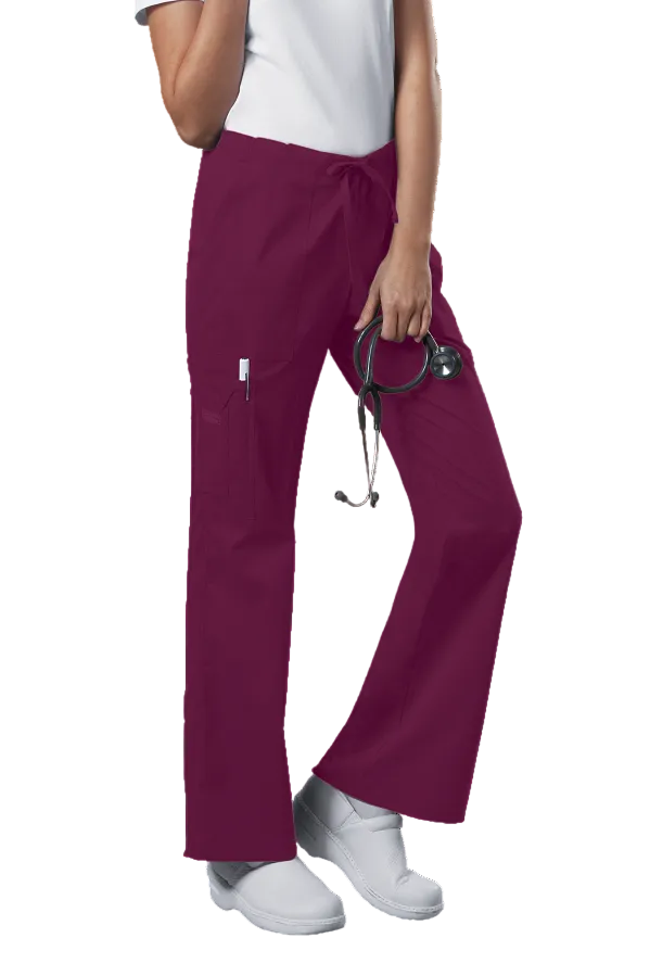 Cherokee Scrub Pants Core Stretch 4044 in Wine