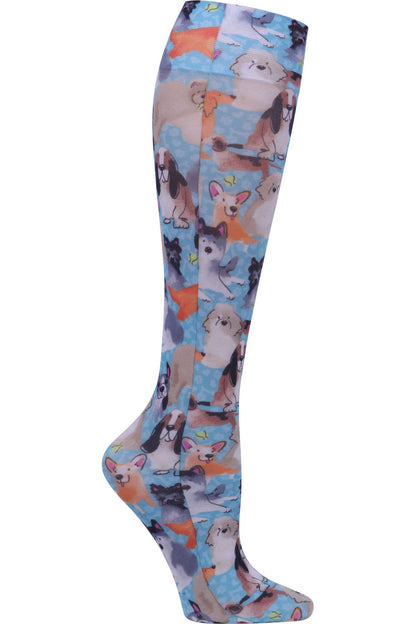 Cherokee Fashion Support Mild Compression Socks 8-15 mmHG Doggo Lingo