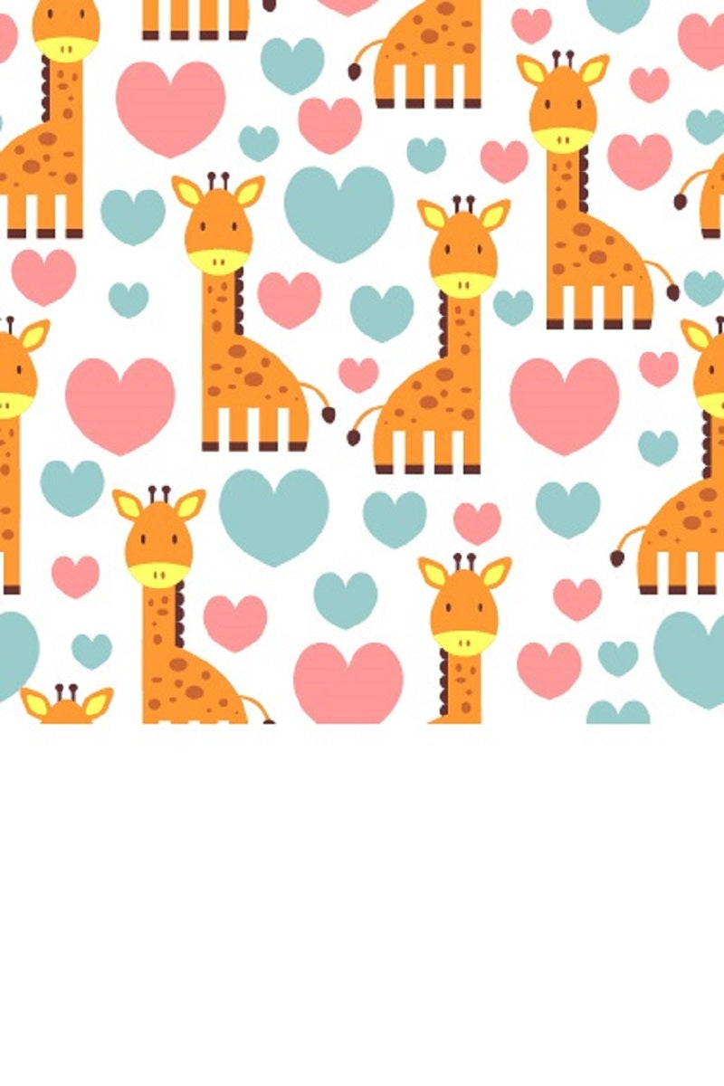 Women's knee-high compression socks in Giraffes print - Cutieful 10-18 mmHg moderate graduated compression for nurses and healthcare workers.