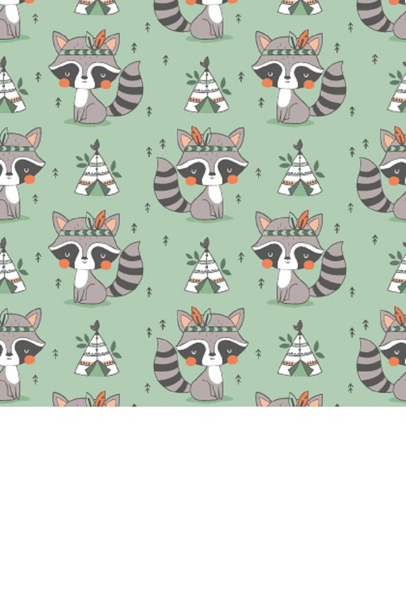 Women's knee-high compression socks in Raccoons print - Cutieful 10-18 mmHg moderate graduated compression for nurses and healthcare workers.