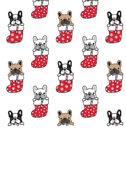 Women's knee-high compression socks in Stocking Puppers print - Cutieful 10-18 mmHg moderate graduated compression for nurses and healthcare workers.