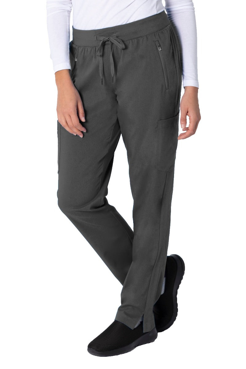 Healing Hands Purple Label 9141 Toni Yoga Scrub Pants in Pewter Grey

