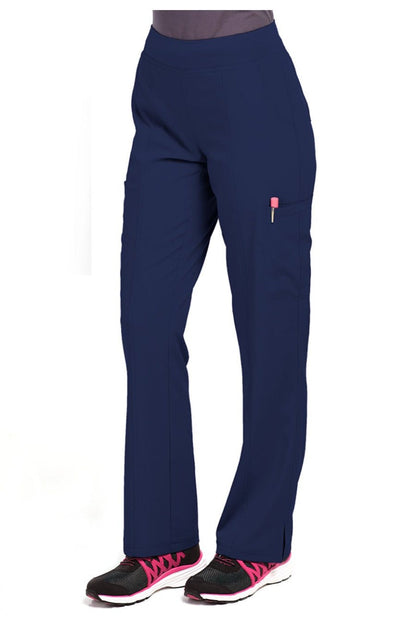 Med Couture Scrub Pant in Energy Paige Cargo Scrub Pant in Navy at Parker's Clothing & Scrubs.