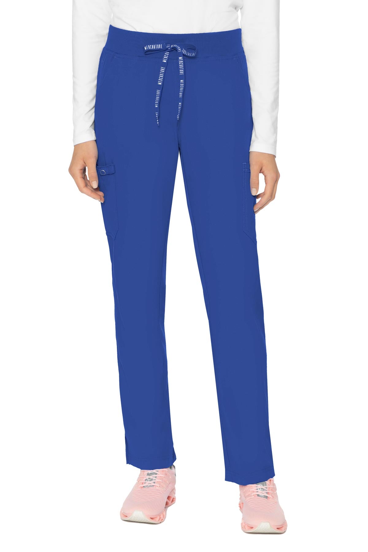 Med Couture Scrub Pants Touch Yoga in Royal blue at Parker's Clothing & Scrubs.