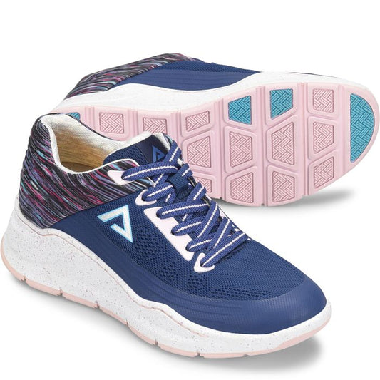 Nurse Mates Align Lavoy orthotic athletic sneaker in Electric Indigo — slip-resistant, supportive nursing shoe for healthcare professionals
