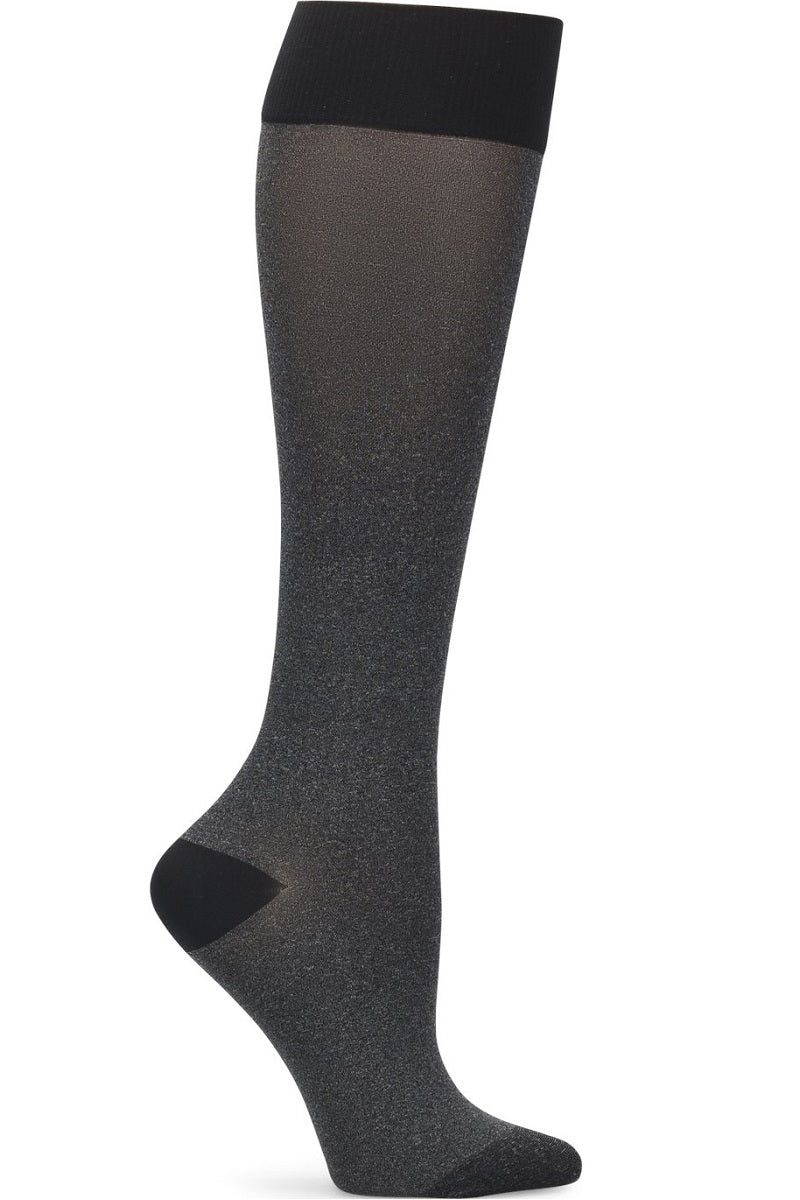 Nurse Mates heather charcoal compression socks 15-20 mmHg regular calf up to 17 inches.