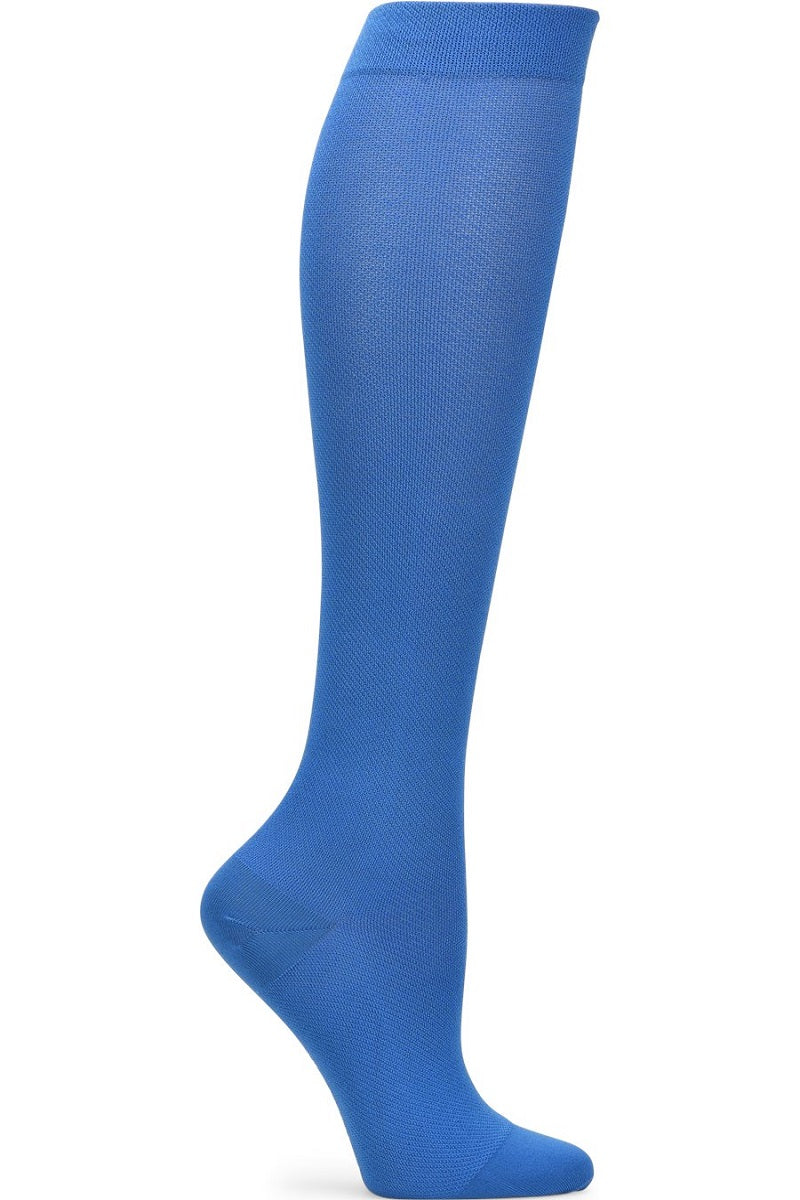Nurse Mates lightweight compression socks 12-14 mmHg in galaxy blue - breathable antimicrobial graduated support for healthcare professionals, nurses, and long shifts.