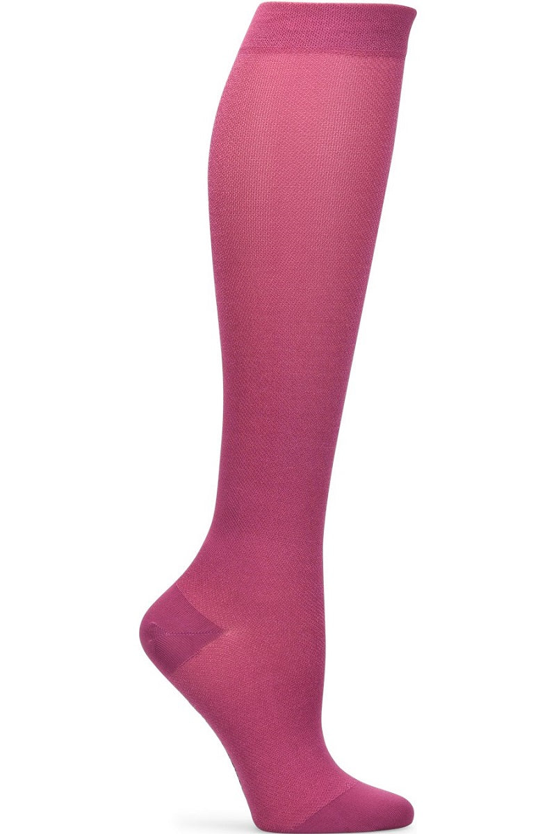 Nurse Mates lightweight compression socks 12-14 mmHg in wine - breathable antimicrobial graduated support for healthcare professionals, nurses, and long shifts
