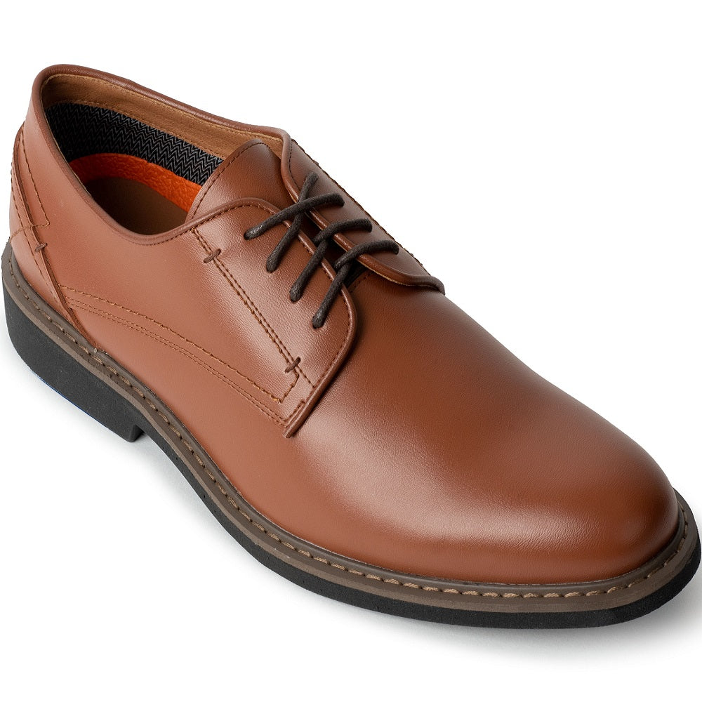 Jim's Formal Wear Rental Shoes Oxford Plain Toe in Chesnut at Parker's Clothing and Shoes.
