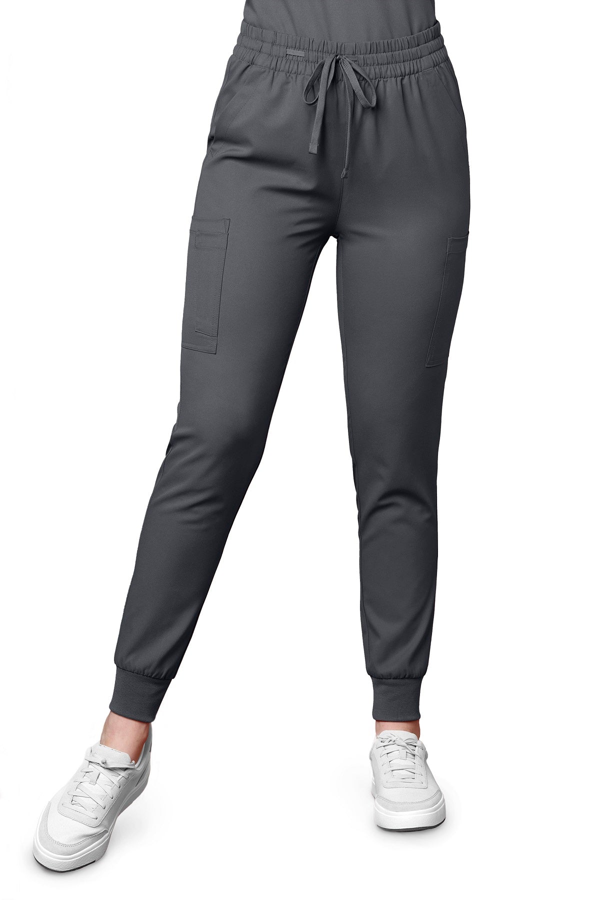 WonderWink Scrub Pants Thrive Jogger regular length in pewter at Parker's Clothing and Shoes.