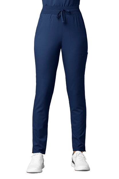 WonderWink Scrub Pants Thrive Cargo Straight Slim regular length in navy at Parker's Clothing & Scrubs.